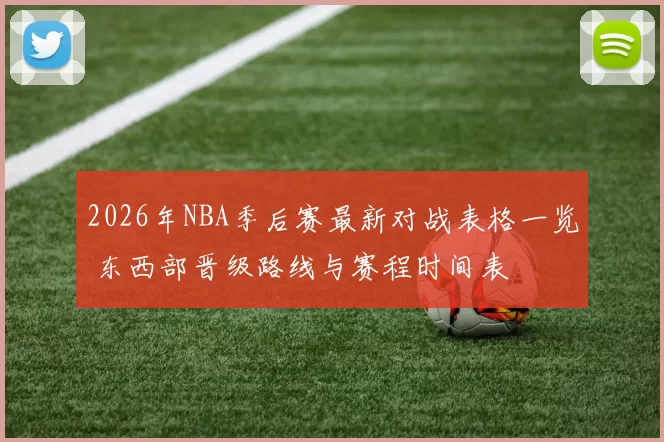 2026年NBA季后赛最新对战表格一览 东西部晋级路线与赛程时间表