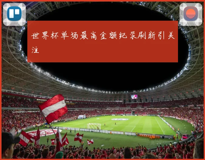世界杯单场最高金额纪录刷新引关注